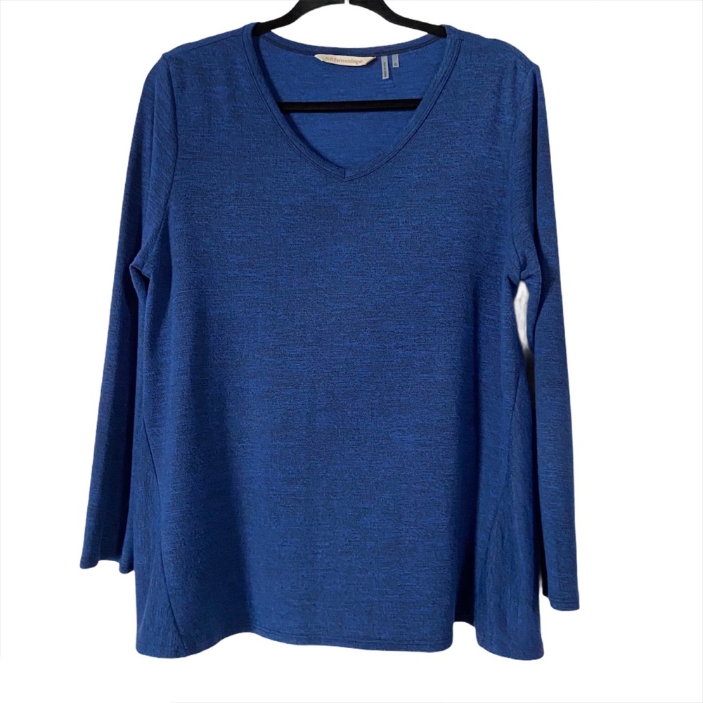 Soft Surroundings Blue Long SleeveT-Shirt Size
PL